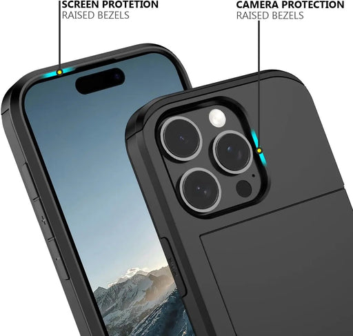 iPhone 16 Pro Max Case Card Slots Holder by salelink.co.nz