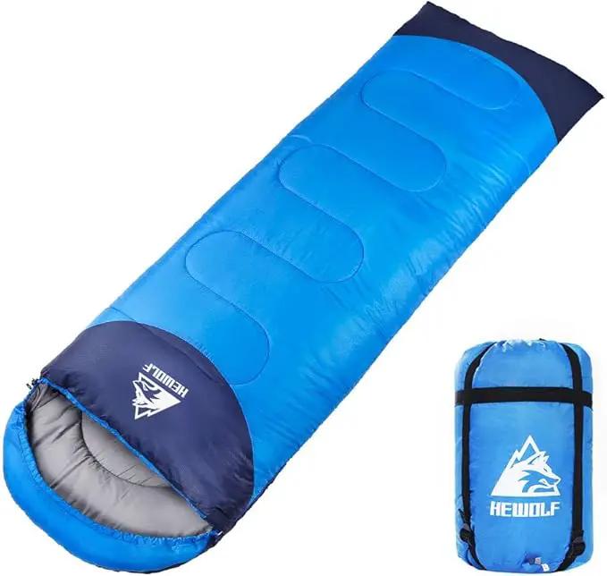 4-Season Adults Envelope Camping Sleeping Bag – Compact & Lightweight DYLF61327 by ECOTREK