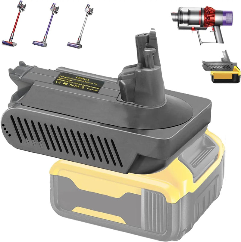 Dewalt 18V 20V Battery Adapter Converter To Dyson V10 Battery by salelink.co.nz