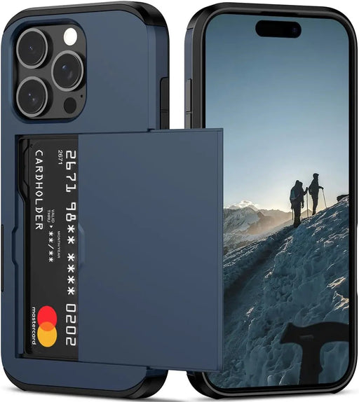 iPhone 16 Pro Case Card Slots Holder by salelink.co.nz