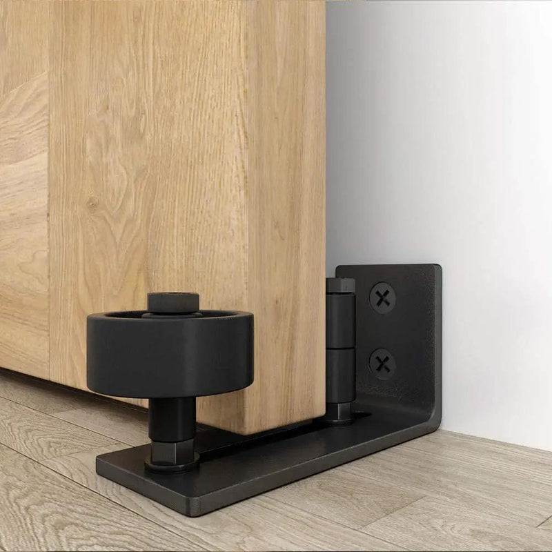 Barn Door Hardware Bottom Floor Guide Stay Roller Adjustable Wall Sliding Tool by salelink.co.nz