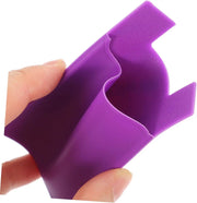 Purple Silicone Card Holder Pocket Case Wallet Pouch Sticker Cellphone Phone by salelink.co.nz