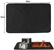 Ecotrek BBQ Grill Mat - Fireproof Deck & Patio Protector, Double-Sided Waterproof Oil-Proof HC12101 by ECOTREK