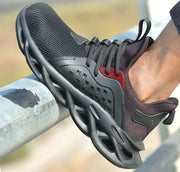 Steel Toe Work Shoes Safety Sneakers Industrial Shoes Lightweight Puncture Proo by dealonline.co.nz