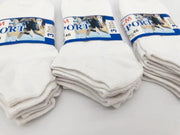 (60 Pairs) Thin Ankle Socks - WHITE - M7-11/ W8-12 by dealonline.co.nz