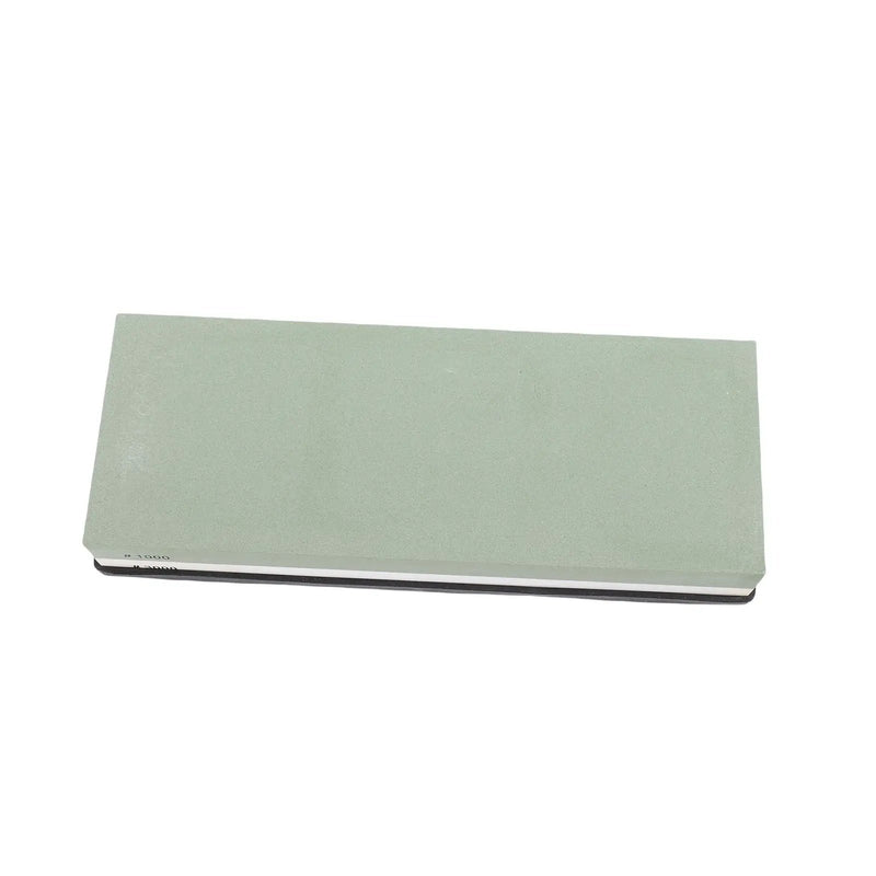 Sharpening Stone 2 Side 1000 3000 Grit White Corundum Fine Polishing Whetstone With Anti Slip Silicone Base For Kitchen by China Dropship