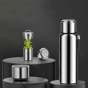 Mead's Supply & Equipment Outfitters limited Outdoor Drinkware 316 Stainless Steel Thermos Bottle for Hiking, Camping & Survival 316 Stainless Steel Thermos Bottle for Hiking, Camping & Survival