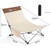 Portable Folding Beach Chair – Enhanced Size & Comfort URB10326 by ECOTREK