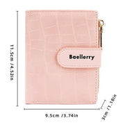 Brands HD BAELLERRY N8327 Fashion Stone Texture PU Leather Women Bi-fold Short Wallet BAELLERRY N8327 Fashion Stone Texture PU Leather Women Bi-fold Short Wallet