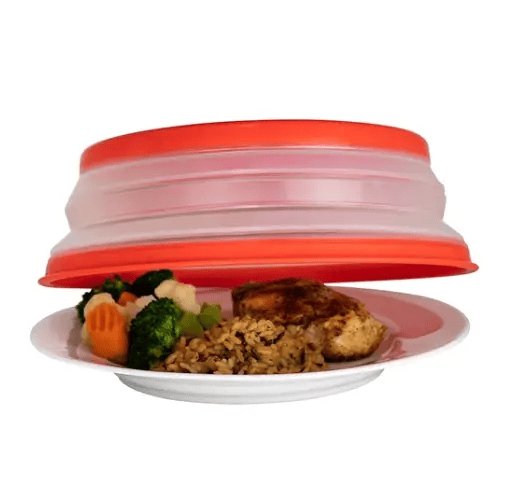 Collapsible High-Temperature Microwave Splash Cover by Action Outdoors Limited