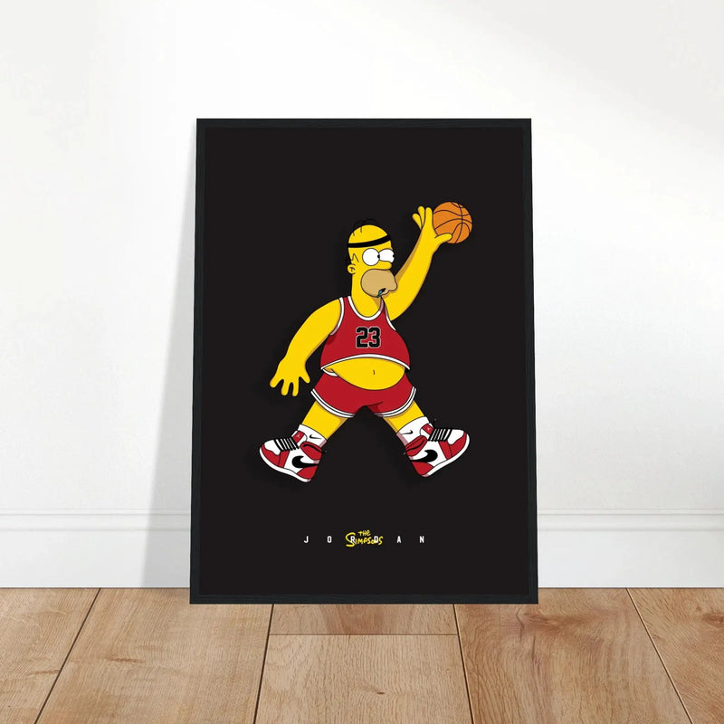Homer x Jordan Limited Edition by Blank Wall Print Shop