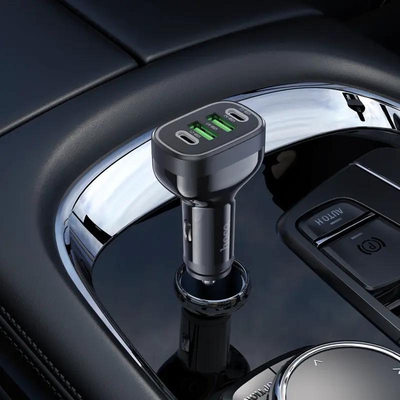 4 Port 2C2A Car Phone Fast Charger For Android iPhone by salelink.co.nz