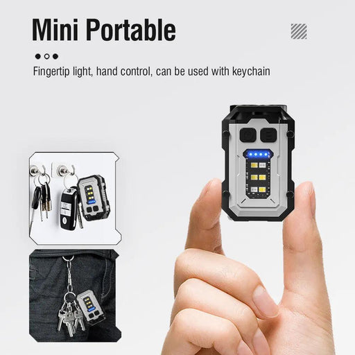 Rechargeable Mini Flashlight Torch COB Floodlight Super BrightWaterproof Camp by China Dropship