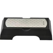 Diamond Double-sided Sharpening Stone 400#/1000# With Coarse And Fine Grit And Non-slip Base - Suitable For Kitchen Knives, Chisels, Axes, And Woodworking Tools, Providing Practical Gifts For The Home - black by China Dropship