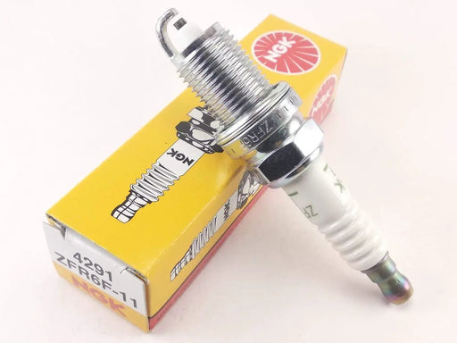 NGK STD V-Groove Resistor Spark Plug - ZFR6F-11 by JBH AUTO PARTS