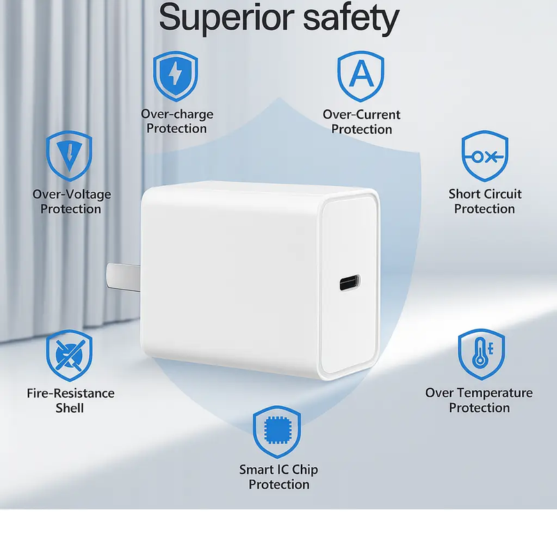 65W USB-C Fast Charger – Super Speed PD Charger with Cable Options by techplus