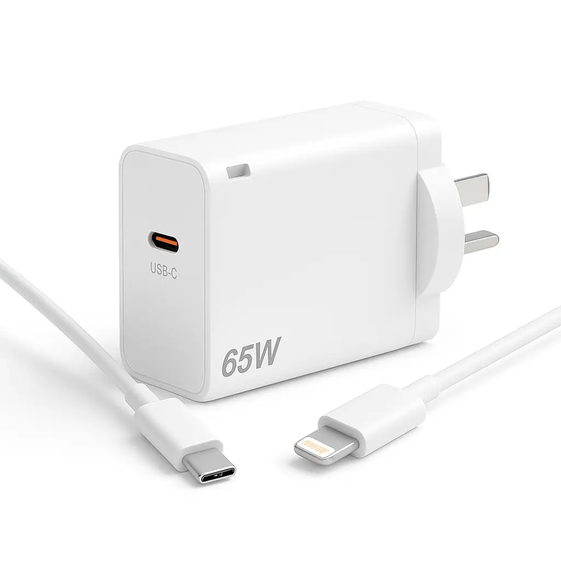 65W USB-C Fast Charger – Super Speed PD Charger with Cable Options by techplus