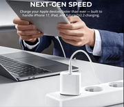 65W USB-C Fast Charger – Super Speed PD Charger with Cable Options by techplus
