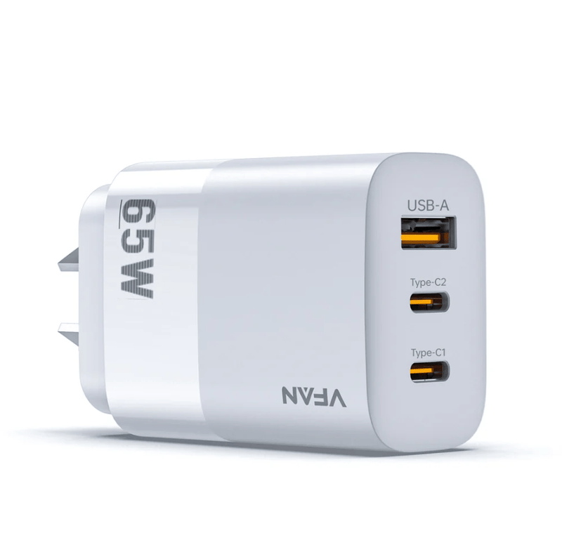 techplus 65W GaN Ultra Fast Charger – Triple-Port Charging Solution for All Your Devices 65W GaN Ultra Fast Charger – Triple-Port Charging Solution for All Your Devices