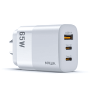 techplus 65W GaN Ultra Fast Charger – Triple-Port Charging Solution for All Your Devices 65W GaN Ultra Fast Charger – Triple-Port Charging Solution for All Your Devices