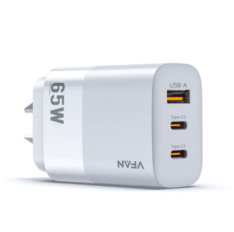 techplus 65W GaN Ultra Fast Charger – Triple-Port Charging Solution for All Your Devices 65W GaN Ultra Fast Charger – Triple-Port Charging Solution for All Your Devices