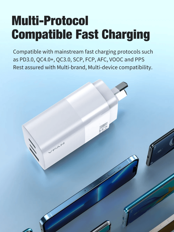 techplus 65W GaN Ultra Fast Charger – Triple-Port Charging Solution for All Your Devices 65W GaN Ultra Fast Charger – Triple-Port Charging Solution for All Your Devices