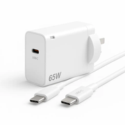 65W USB-C Fast Charger – Super Speed PD Charger with Cable Options by techplus