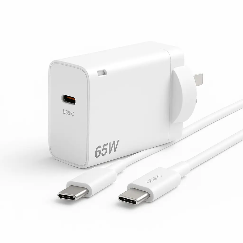 65W USB-C Fast Charger – Super Speed PD Charger with Cable Options by techplus