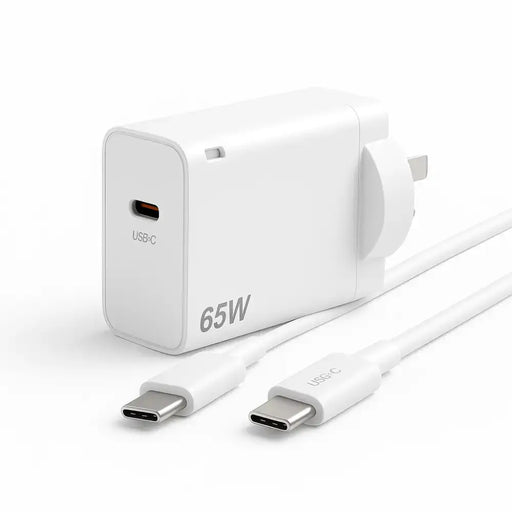 techplus 65W USB-C Fast Charger – Super Speed PD Charger with Cable Options 65W USB C PD Fast Charger With Cable Included