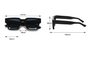 ECOTREK Square Sunglasses – Thick Frame Fashion Shades for Men & Women LX05 by ECOTREK