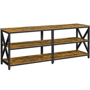 Vintage 3-layer TV Stand for TV up to 70 Inches by Yaheetech