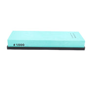 Sharpening Stone 1000 Grit Whetstone White Corundum Anti Slip Silicone Base Multipurpose Use Green by China Dropship