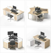 Laptop PC Monitor Computer Workstation Desk Table Converter Height Adjustable by salelink.co.nz