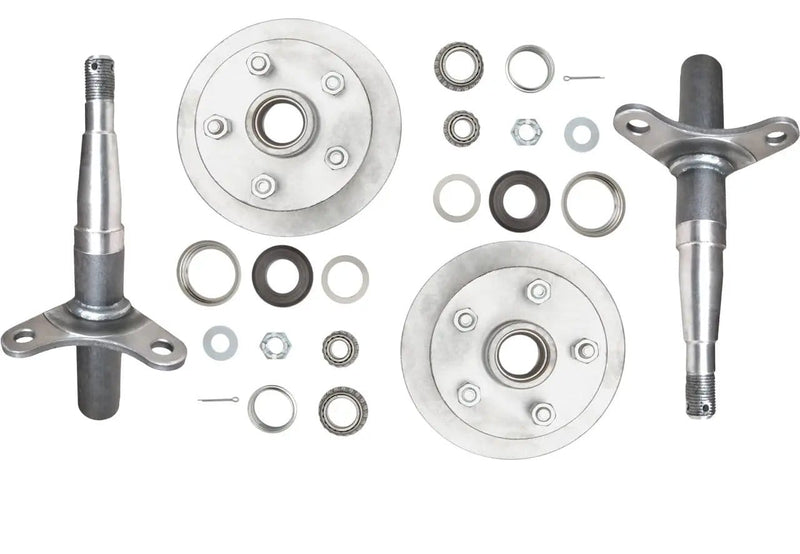 Trojan Trojan Hub Stub Kits Disc Braked Disc Braked Hub and Stub Kits 1500kg Trojan for Durable Braking on Duratorque Beams and NZ Trailer Axles Hub and Stub Kits Disc Braked 1500kg Trojan