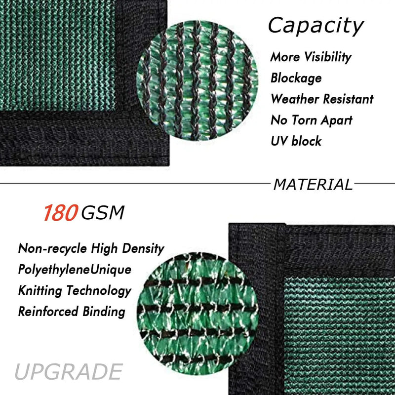 Privacy Fence Screen Green-1Mx5M by salelink.co.nz