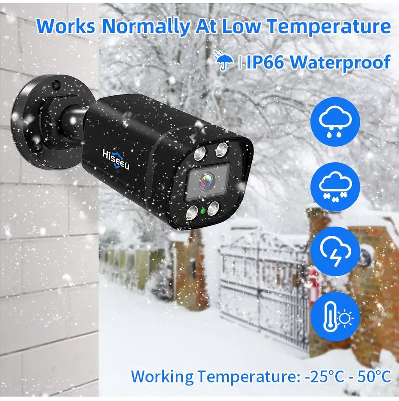Action Outdoors Limited Waterproof 5MP Wired Outdoor Security Camera Kit Waterproof 5MP Wired Outdoor Security Camera Kit