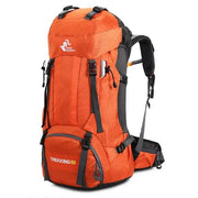 Mead's Supply & Equipment Outfitters limited Backpacks & Hiking Bags 60L Hiking Backpack with Rain Cover — Lightweight Nylon Trekking Pack 60L Hiking Backpack with Rain Cover — Lightweight Nylon Trekking Pack