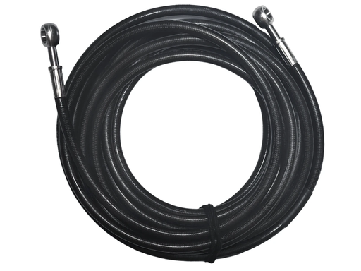 Braided Stainless Steel Teflon Hose - Banjo to Banjo - 7m by Trojan