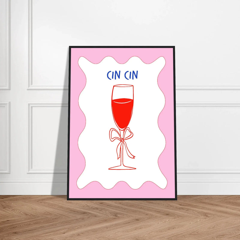 Cin Cin by Blank Wall Print Shop
