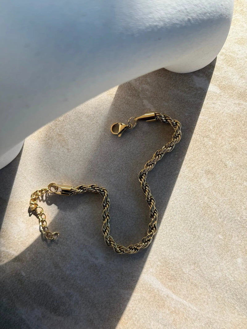 Kōura Here Gold Bracelet by Tahana Jewellery