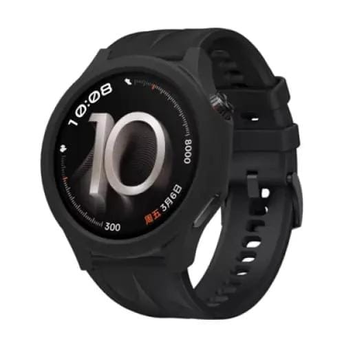 Protective Case for Oppo Watch X3 (Black Silicone) – view 1