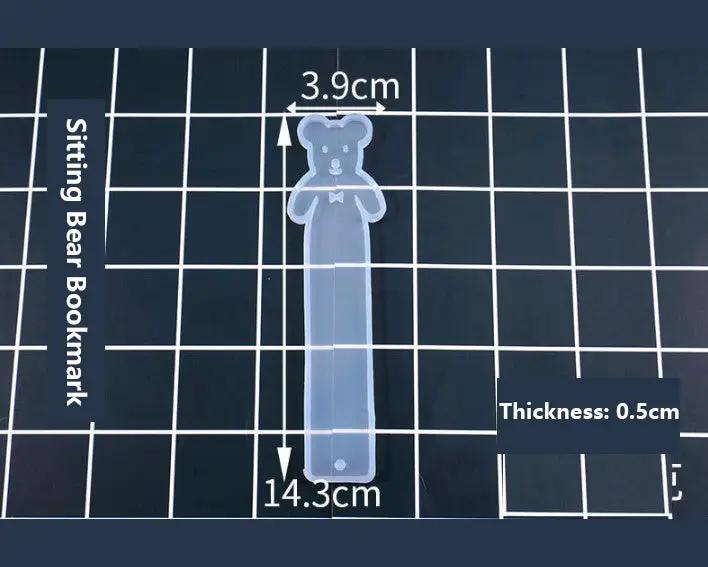 DIY Bookmark Resin Moulds Jewelry Making DIY Craft Tools - Standing Bear by Resin Art NZ