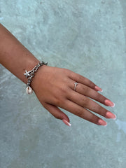 Moana Toiora Silver Bracelet by Tahana Jewellery