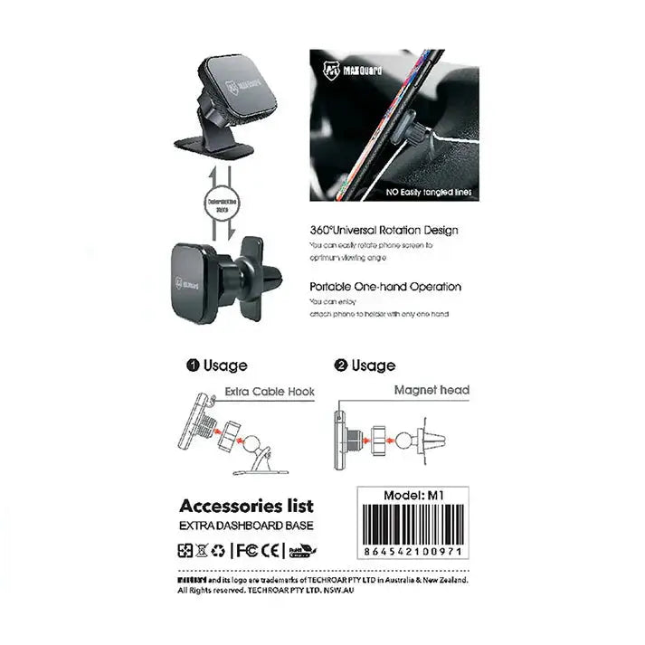 Maxguard Car Bracket Car Holder M1 by 9eight5