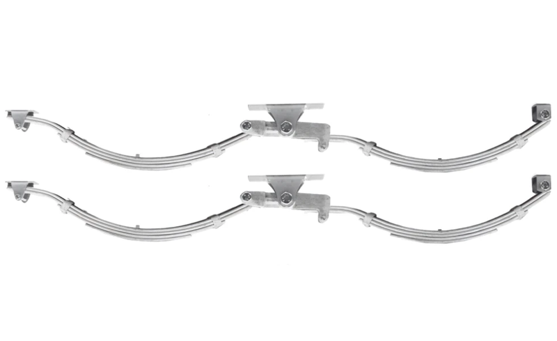Slipper Eye Type suspension components showing pair with 45mm wide design and 3000kg capacity.