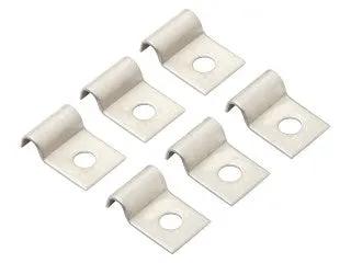 Stainless Steel Bridge clips - Suits 3/16" Tubing - 6 pack