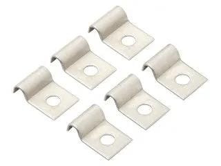 Trojan Trailer Brake Components Stainless Steel Bridge clips - Suits 3/16" Tubing - 6 pack Stainless Steel Bridge clips - Suits 3/16" Tubing - 6 pack
