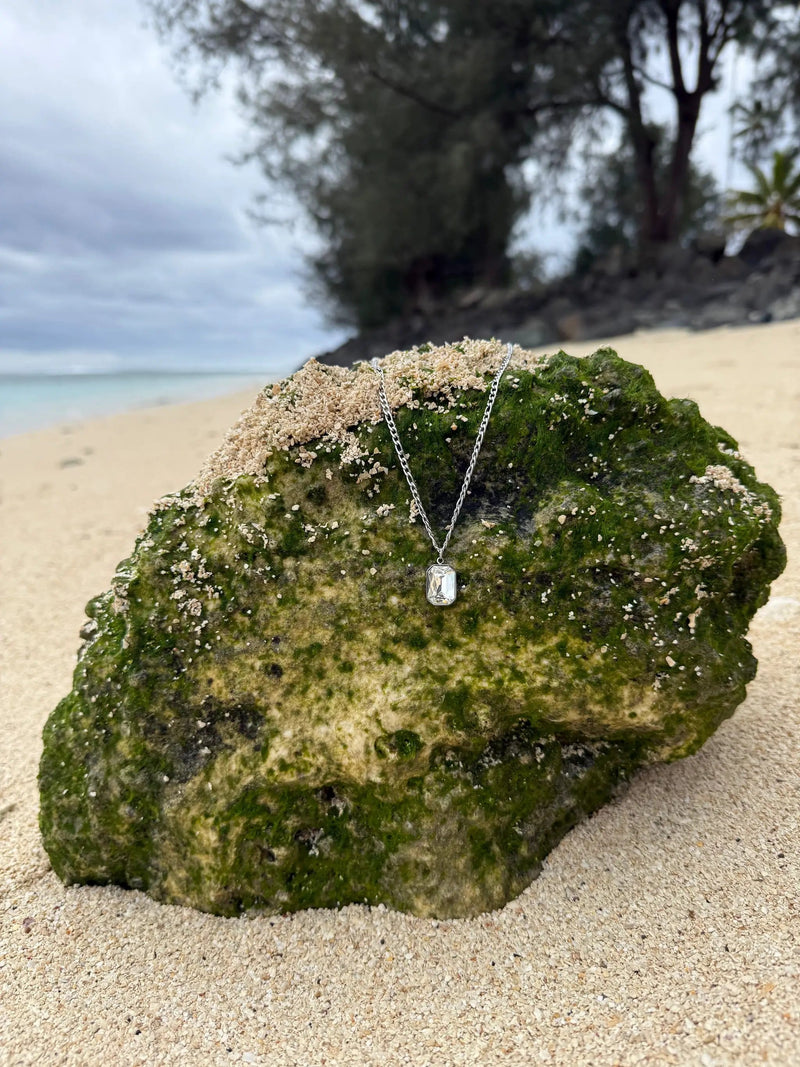 Taimana Mā Silver Necklace by Tahana Jewellery