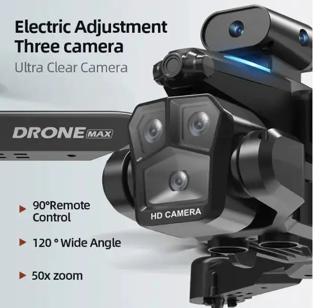 C10 Max 6000M GPS RC Drone with HD Camera - Triple Lens Optical Flow & Auto Return | Complete Set by Mead's Supply & Equipment Outfitters limited