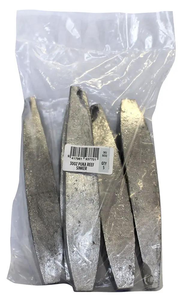 Groper Reef Sinker Bulk Pack 30oz (5 per pack) by NZ Diver